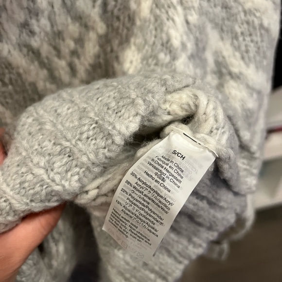 NWT JCrew alpaca wool fair isle sweater - Picture 4 of 6